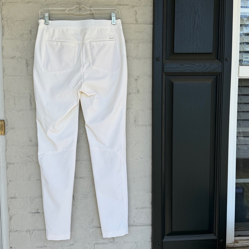 RLX Ralph Lauren Eagle Golf/Activewear White Pants Size 4 - Picture 7 of 12